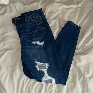 American Eagle distressed skinny jeans